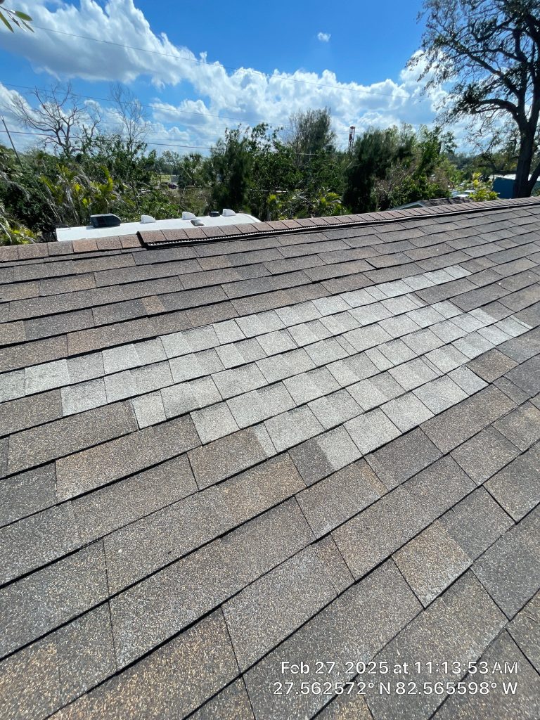 repaired roof holiday